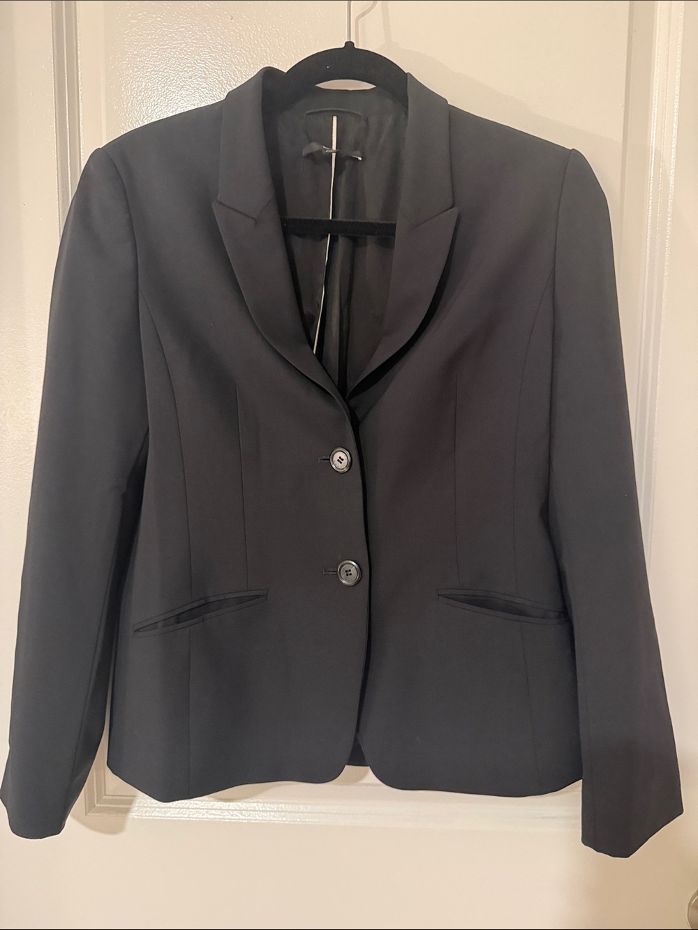 Hugo Boss Women's Black Notch-Lapel Blazer